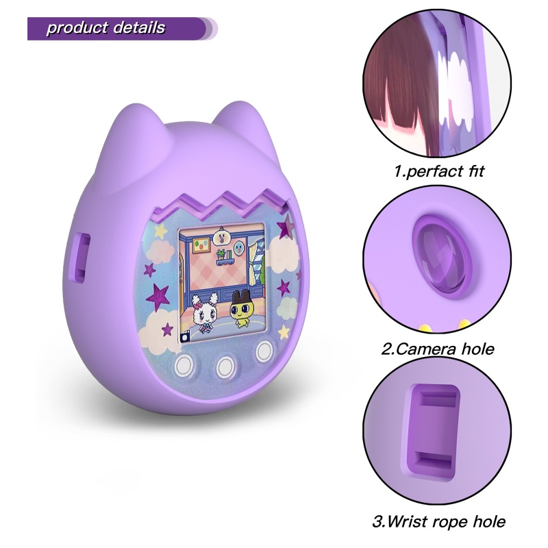 Btsg Pelindung Mesin Pet Elektronik Carring Untuk Case Virtual Digital Silicone Cover Untuk Case Untuk TamagotchiPix Waterpr