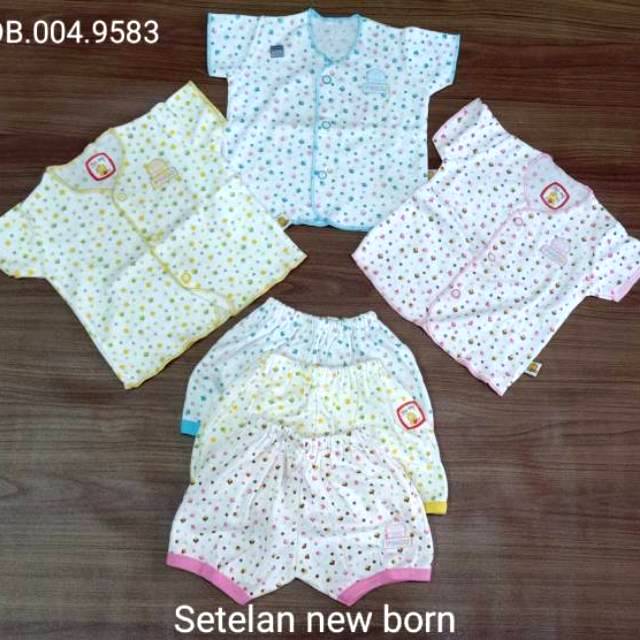 1 PCS baju bayi new born KATUN 0 - 12M / Perlengkapan bayi /atasan bayi/ setelan bayi kutung pendek