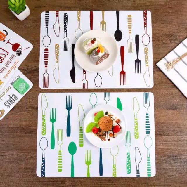 Tatakan Piring Gelas Panci Alas Meja Makan Table Mat Anti Panas Murah