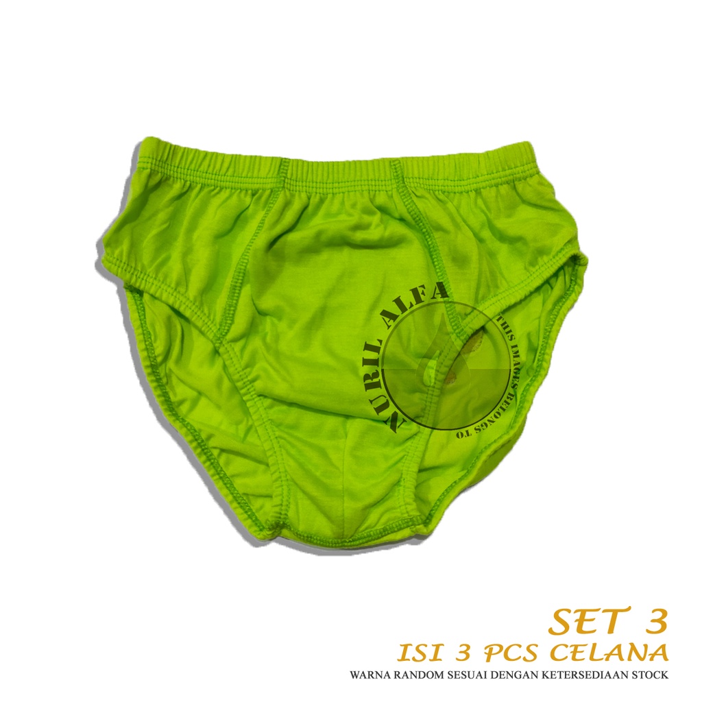 Set isi 3 Pcs Celana Dalam Anak Laki-Laki Big Size - Jumbo - Extra Large Agree CD Underwear