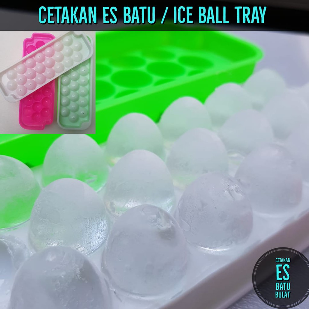 Cetakan Es Batu bulat ice ball tray Murah / Cetakan Puding Pudding / Cetakan Telur Puyuh / Cetakan E