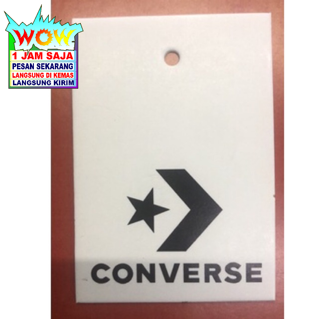 

CONVERSE TAG SUPER PREMIUM CO 1X DI KIRIM 600PCS