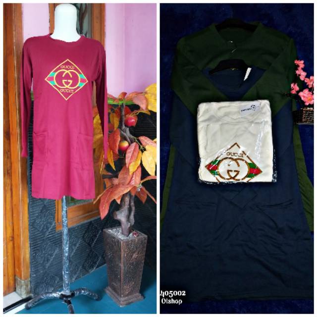 Tunik import murah/ Tunik Gucci/ Tunik Import/ Tunik Murah/ Tunik lengan panjang/ Tunik New model