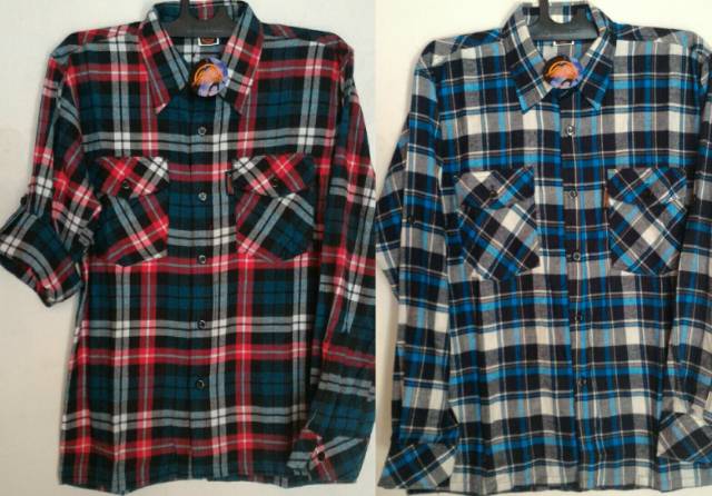 KEMEJA FLANEL KATUN KAMEJA PLANEL BAJU KOTAK KOTAK X-Mount