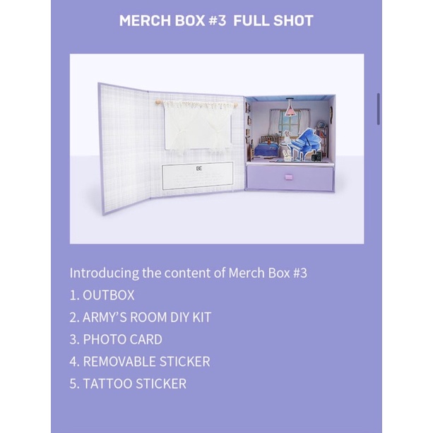 Ready Stock BTS Merch Box #3