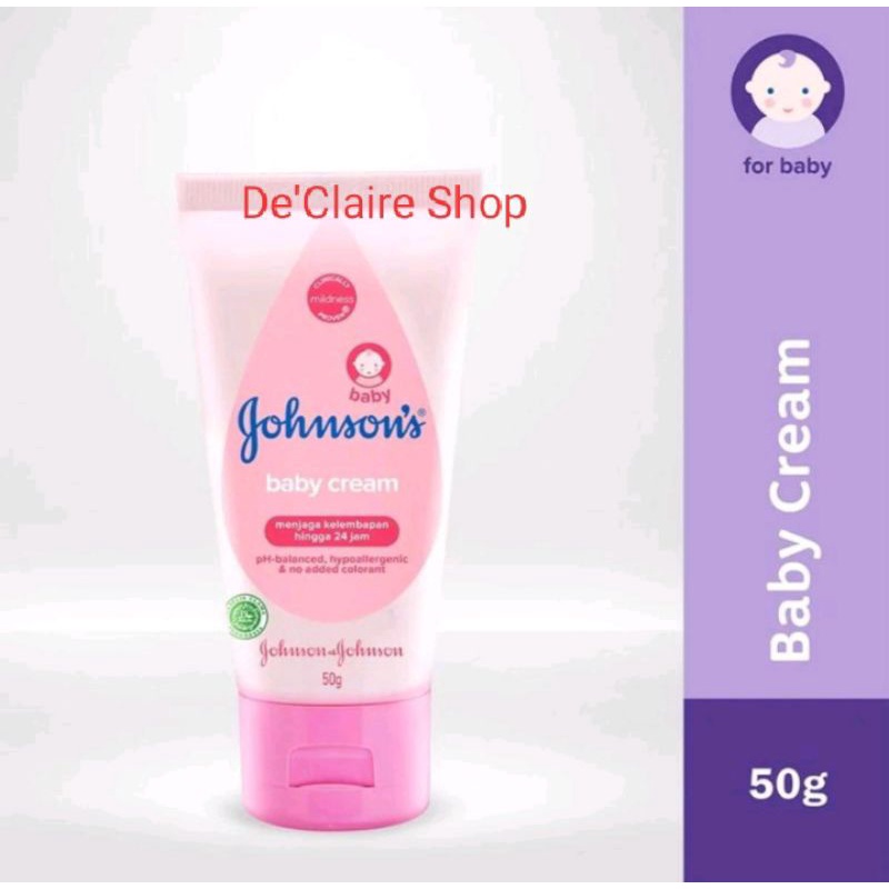Johnson ( BABY CREAM 50gr ) muka wajah bayi johnson's