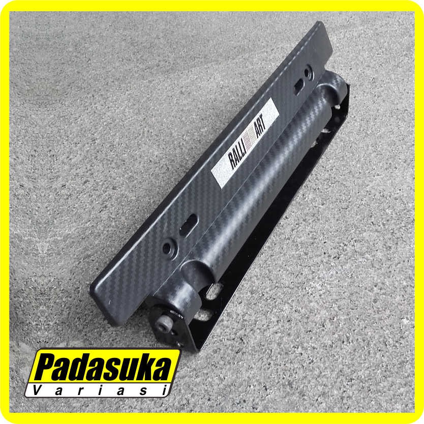 Dudukan Plat Nomor JDM Ralliart Carbon