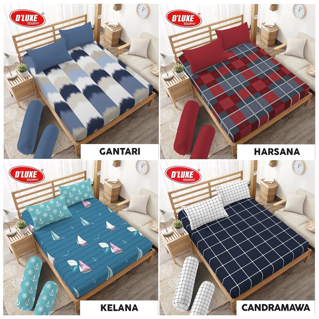 Kintakun Sprei D'Luxe Queen Size Kirana Edition Uk 160x200 TINGGI 30 CM