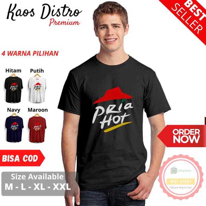 Kaos Plesetan Kata Unik Lucu Pria Hot Distro Premium Murah Cowok Xxl