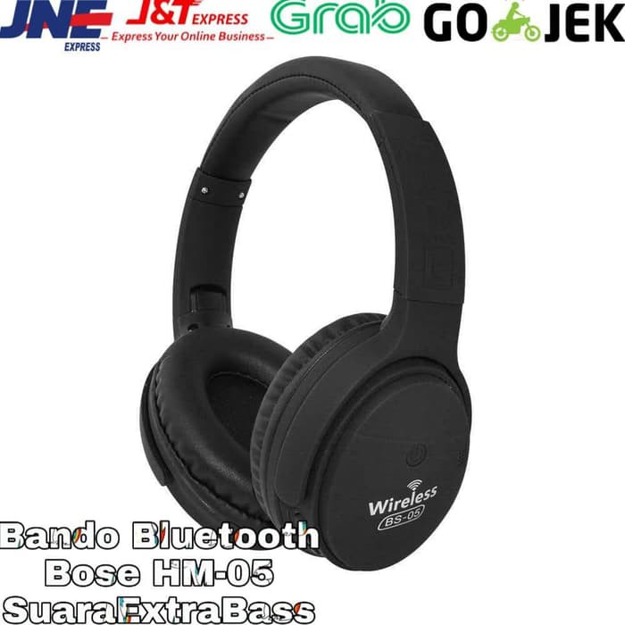 Handsfree / Headphone Bluetooth Bando DJ Merek Boses Tipe HM-05