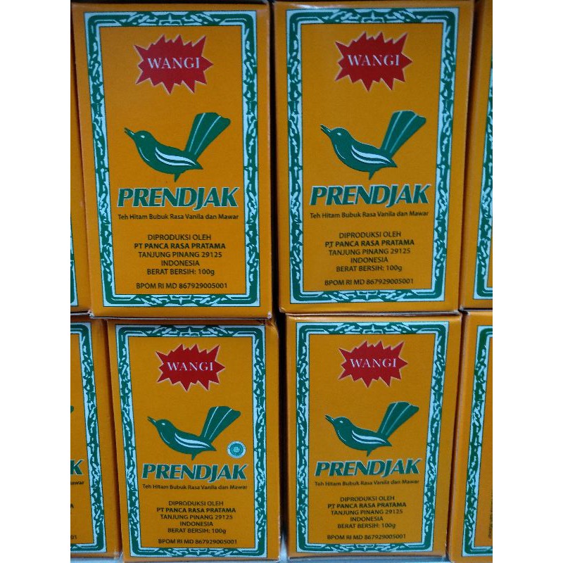 

Teh bubuk prendjak 100gr x 6 ktk, produk asli dan dikirim lsg dari tanjung pinang