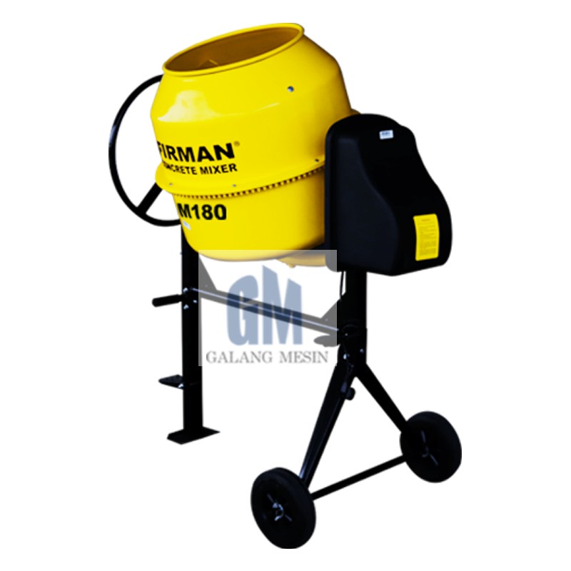 FIRMAN Mesin Molen Pengaduk Semen FCM-180 Concrete Mixer 180L FCM180