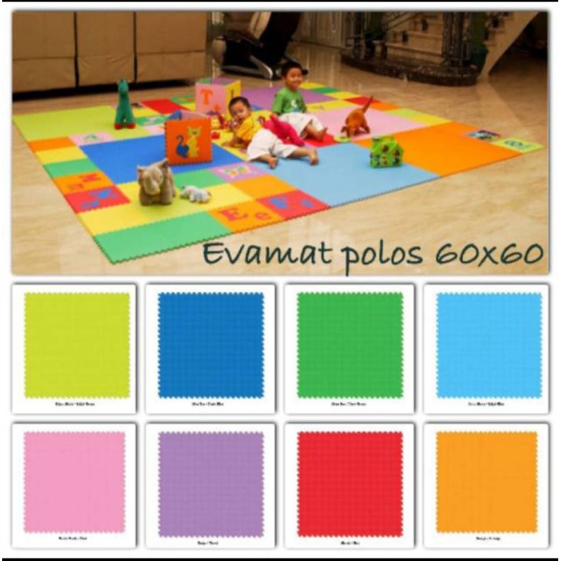 Evamats Polos 60x60 (Matras puzzle,alas lantai,tikar lantai)