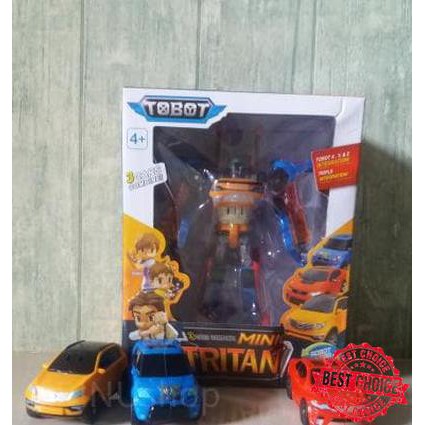 HHo000t Tobot Tobot Tritan 3 Cars Tobot Xyz Berkualitas Mur4hhhh