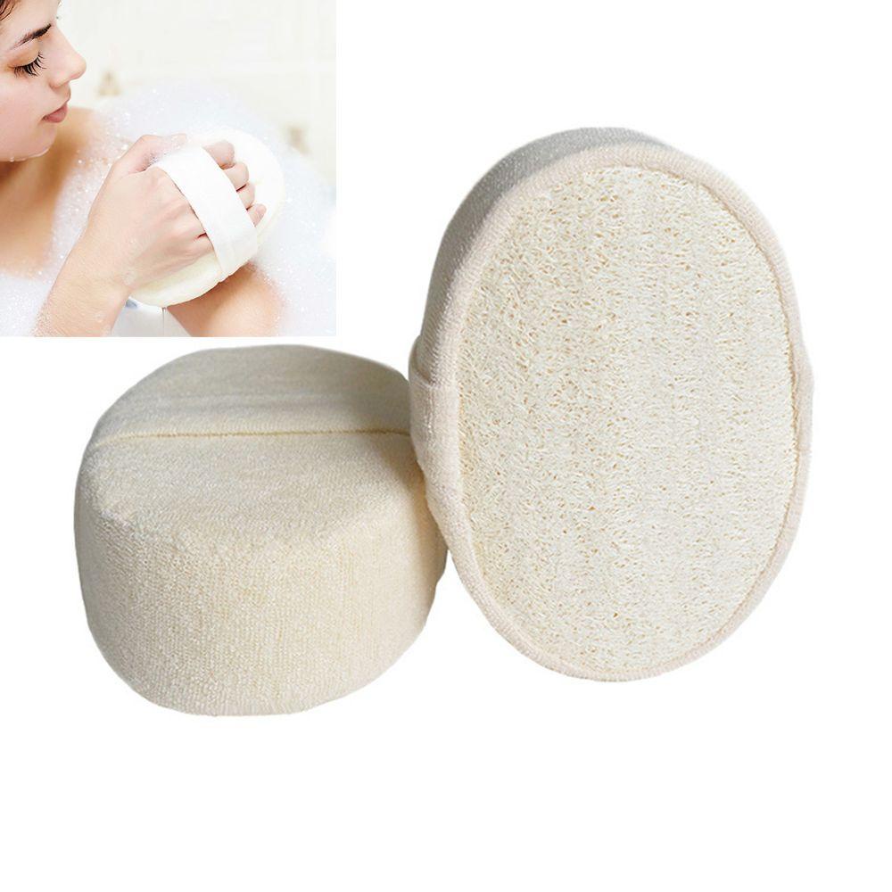 TOP Spons Loofah Alami Cuci Lembut Sikat Pijat Tubuh Pembersih Body Scrubber Bath Brush