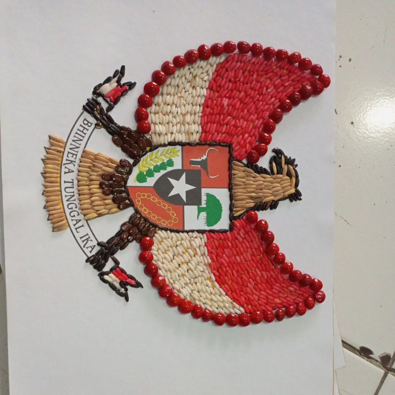 Kolase Tema Kemerdekaan Garuda Pancasila