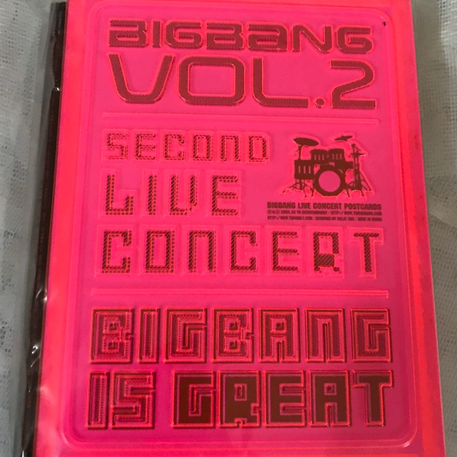 [NEW, SEALED] BIGBANG VOL. 2 Second live concert Bigbang Is Great