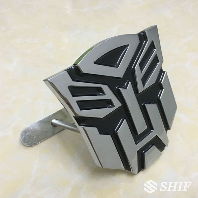 Big Stiker Emblem / Badge Transformer Autobot Warna Silver Untuk Mobil