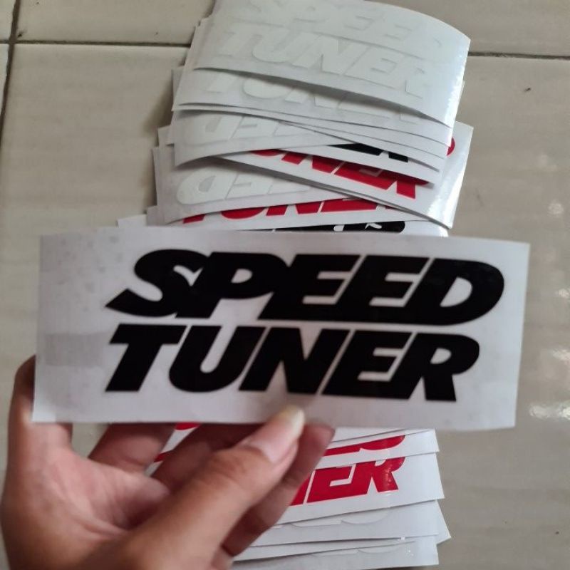 

stiker tulisan sticker cutting speedtuner