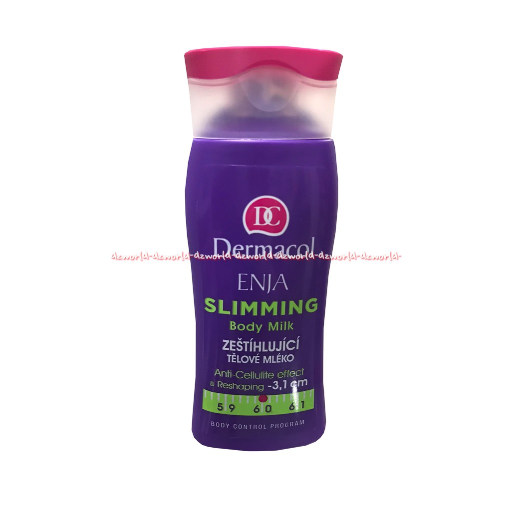 Dermacol Enja Slimming Body Milk Lotion Untuk Membantu Melangsingkan Tubuh 200mL