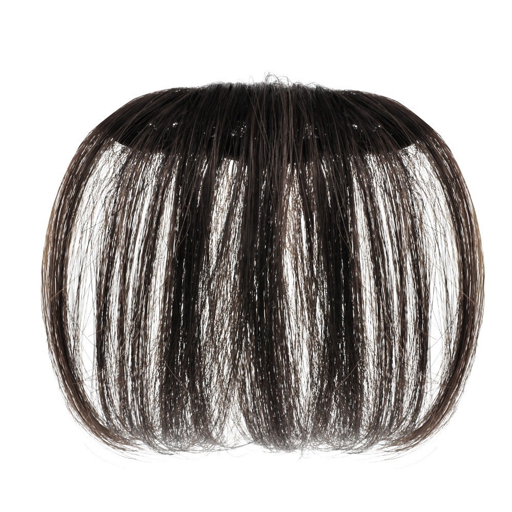 【COD Tangding】Thin Neat Air Bangs Hair Extension Clip In Korean Natural Fringe Front Hairpiece