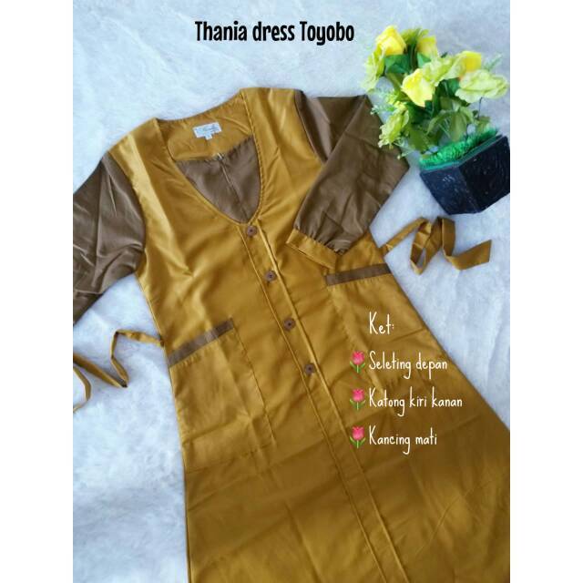 Tania dress toyobo, Gamis dewasa toyobo pariasi