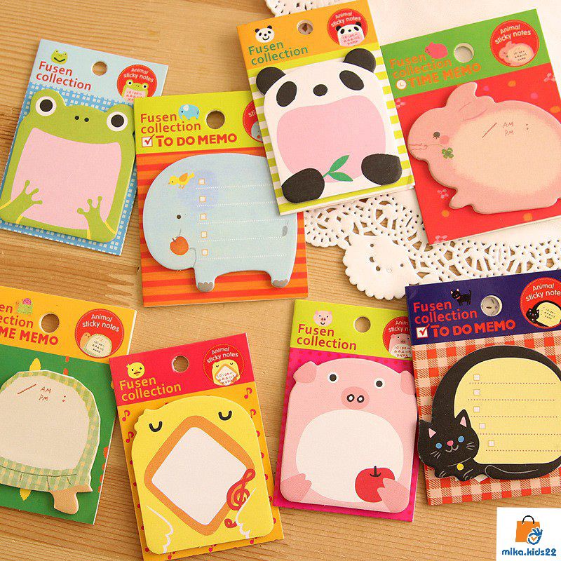 

STICKY NOTE MOTIF ANIMAL LUCU /STICKY NOTES / STICKY NOTES KERTAS ANIMAL UNIK