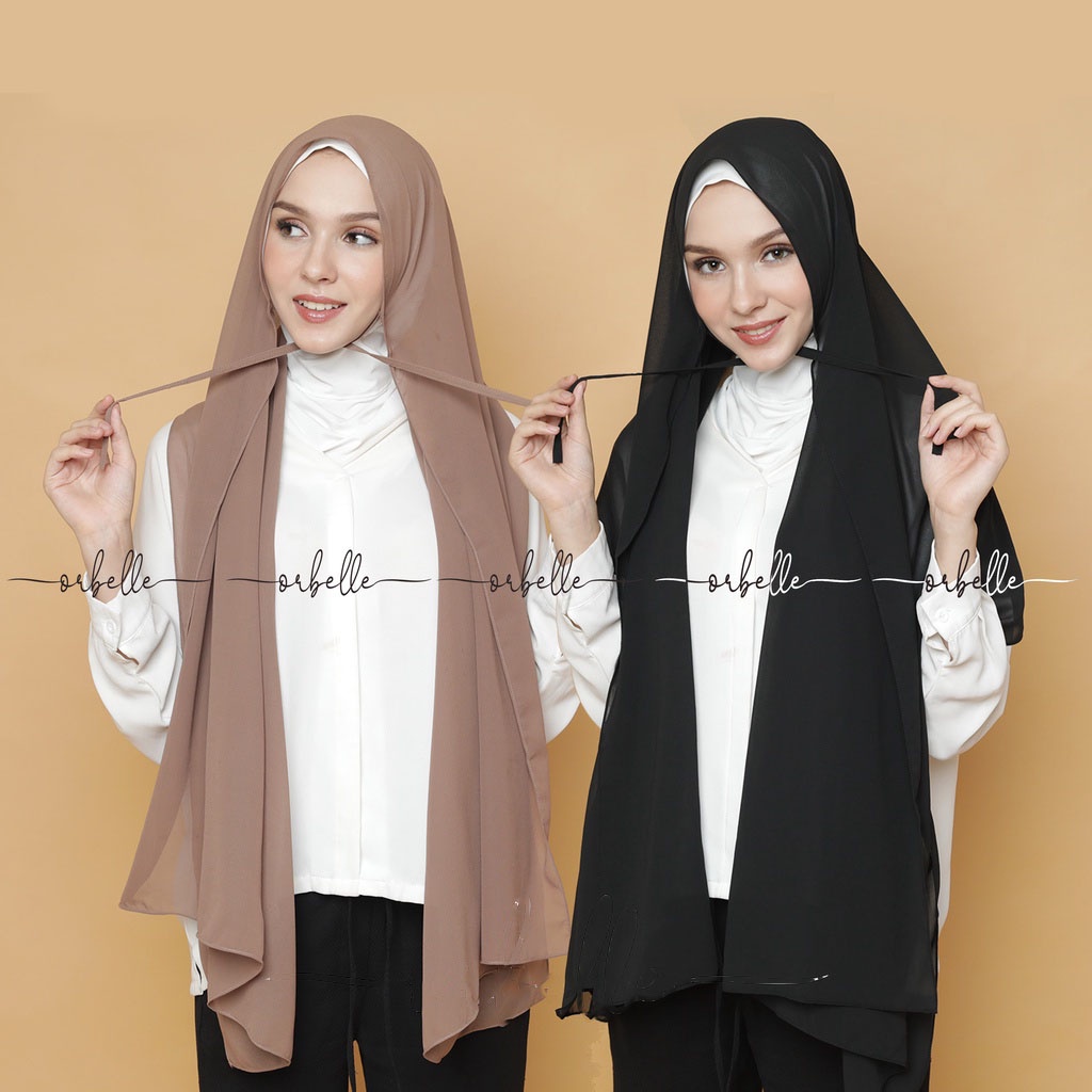 BISA COD - PASHMINA TALI DIAMOND ITALIANO Jahit tepi PASMINA INSTANT HIJAB TALI SABYAN THALIA