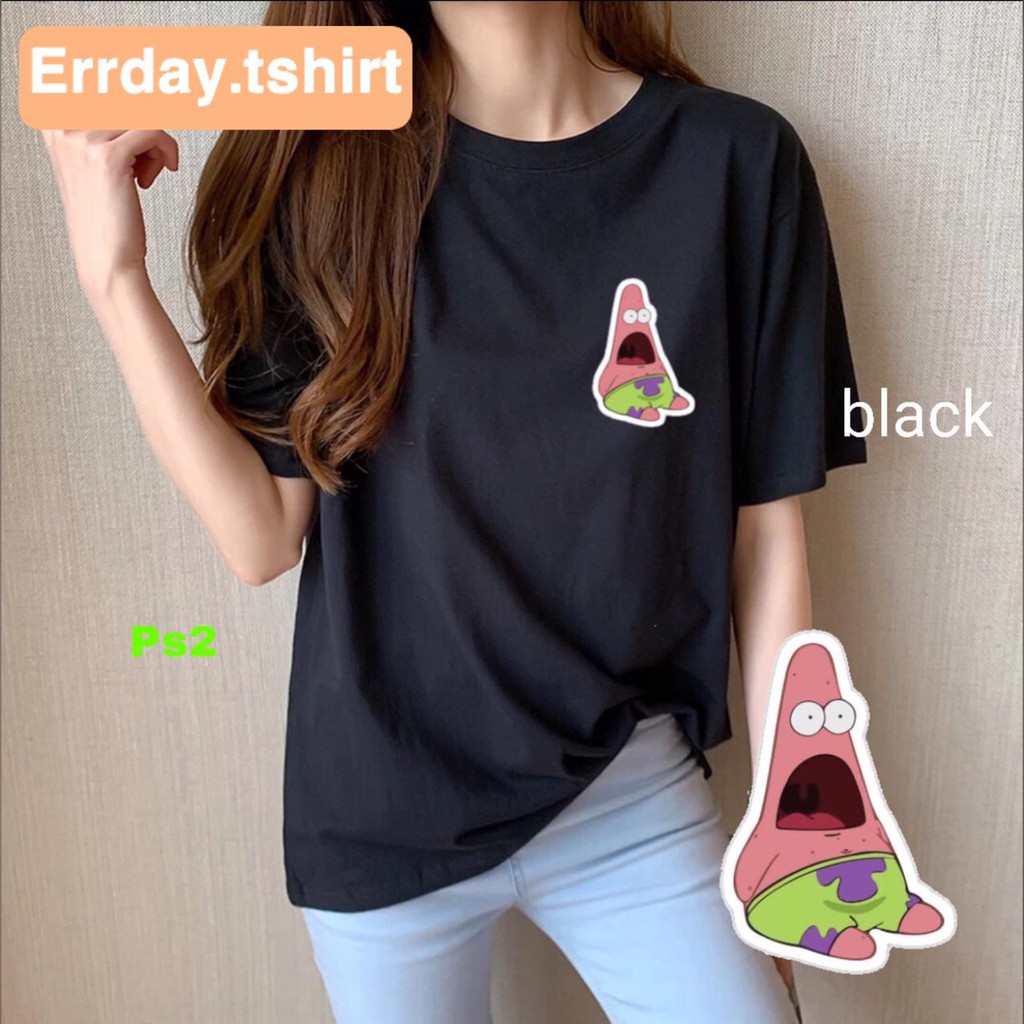 [COD] Kaos Wanita gambar patrick star  / PS 2 / tshirt wanita / errday.tshirt