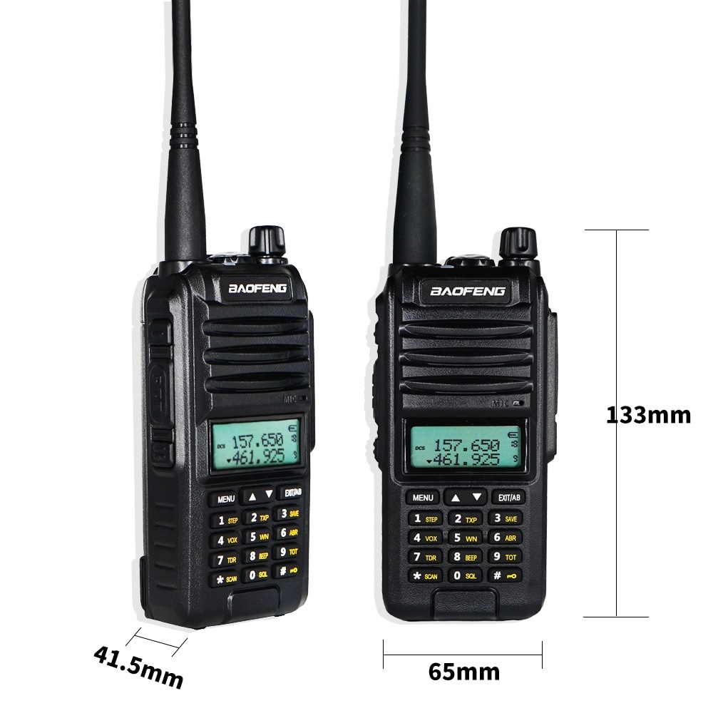 A58S - Tri-Band Two-Way Radio Walkie Talkie IP67 Waterproof - 5W Power