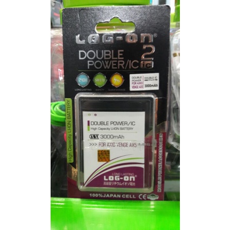 Battery logon LOG-ON axio Venge AX5 Double power