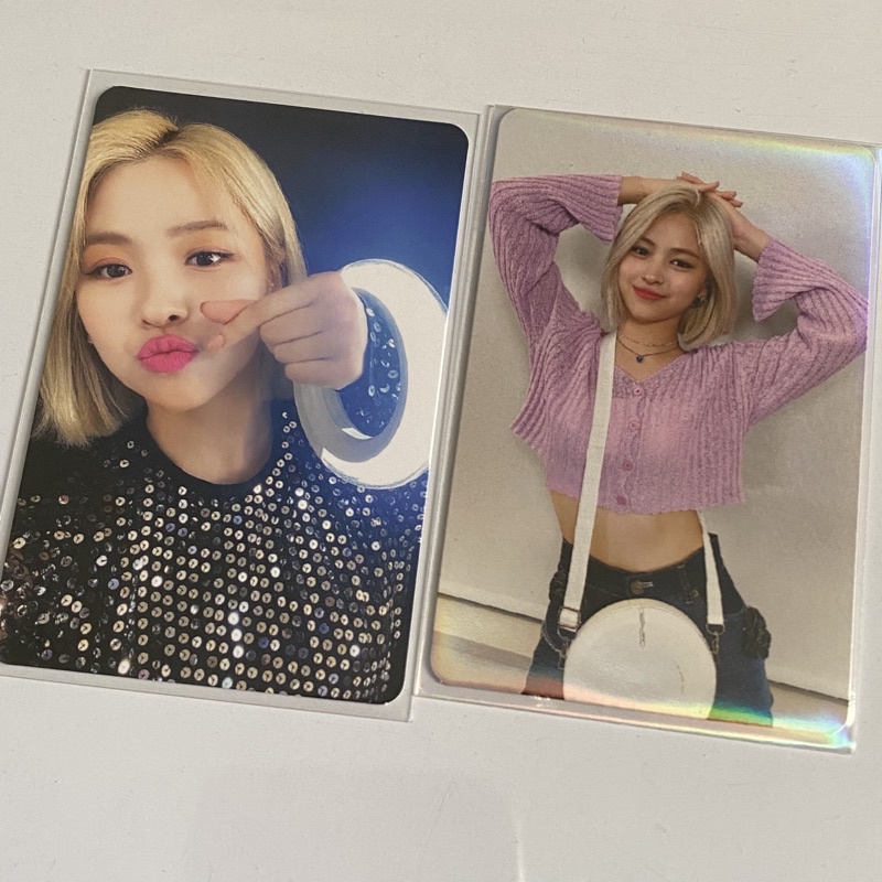 [take all] itzy ryujin photocard pc lightring case