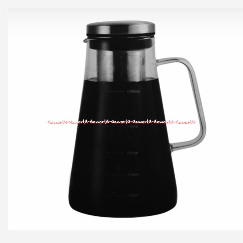 Delicia Coffee Maker Cold Brew 1L Ascb5002 Teko Tempat Alat Seduh Bubuk Kopi Panas dan Dingin Manual Coldbrew Kettel Kettle 1 Litter