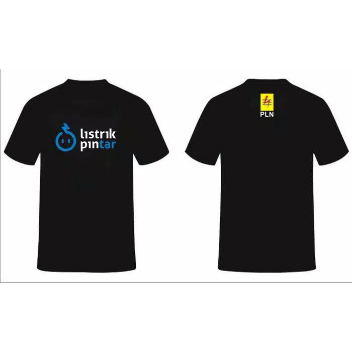 KAOS PLN LISTRIK PINTAR MURAH - KAOS PLN LISTRIK PINTAR TSHIRT BUMN - CUSTOM KAOS - SABLON KAOS