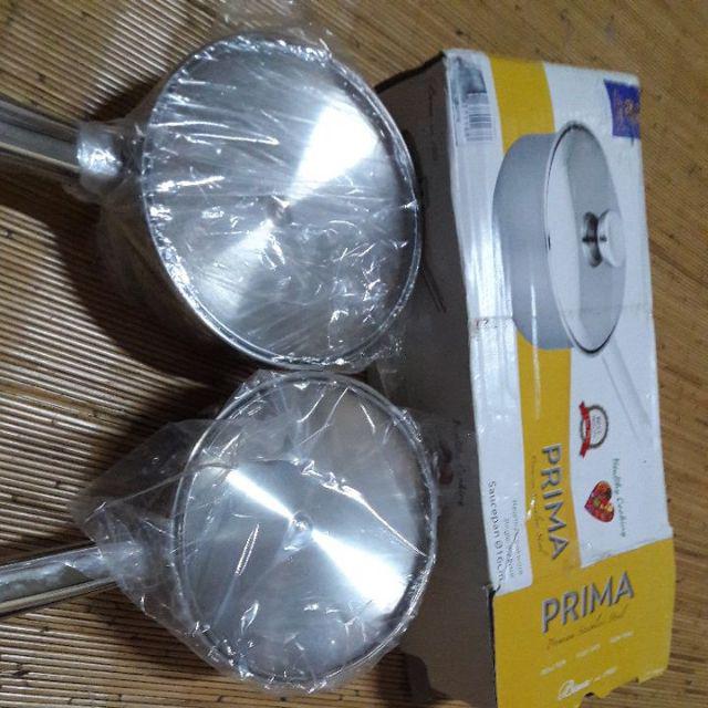 Panci Susu Bima 16cm 2007 Prima Stainless Steel Sauce Pan