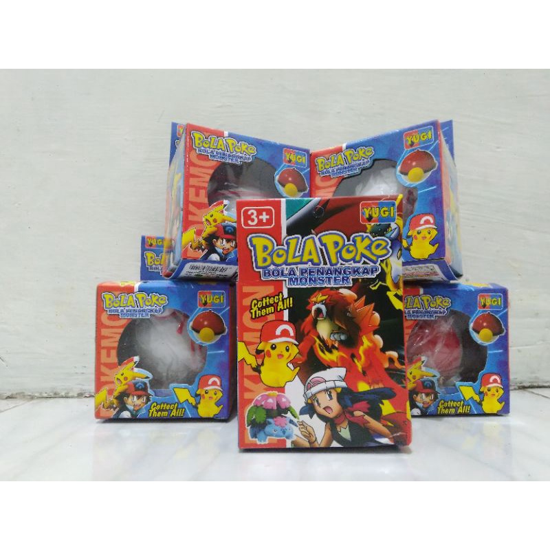 BOLA POKEMON TERBARU/BOLA LEMPAR POKEMON/BOLA PENANGKAP MONSTER/MAINAN ANAK