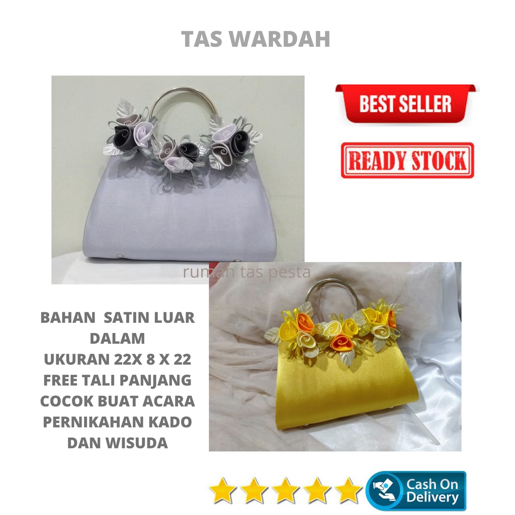 TAS PESTA WARDAH MODEL CLUTCHES DAN SELEMPANG BAHAN SATIN HALUS TERMURAH  S0ANGAT COCOK UNTUK ACARA PERNIKAHAN WISUDA DAN BUAT KADO BISA COD BEST SELLER BELI 2 SATU ONGKIR