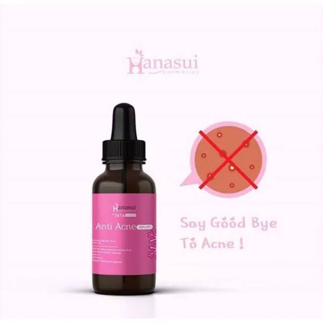 SERUM HANASUI ANTI ACNE PINK ORIGINAL BPOM