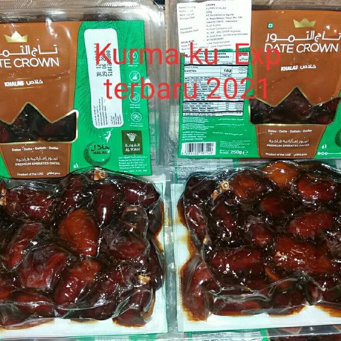 

PROMO MURAH Kurma Date crown khalas 250gr termo Best seller