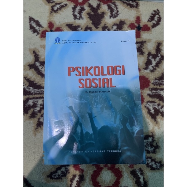 

buku psikologi sosial universitas terbuka ut
