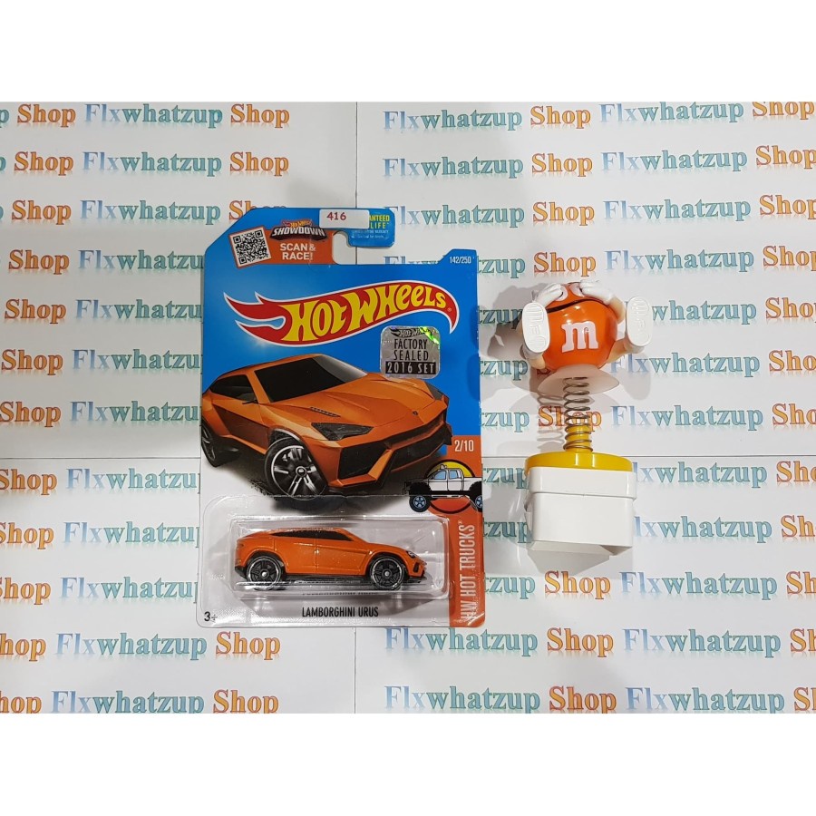 Hot Wheels Lamborghini Urus (HW HOT TRUCKS) - ORANGE Factory Sealed