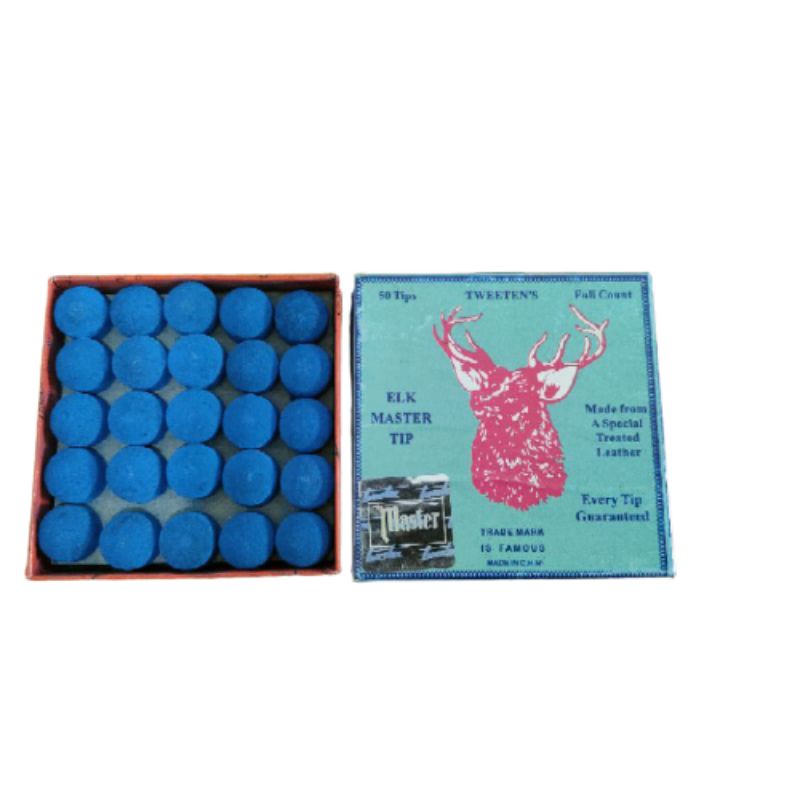 Master Tip Billiard / Billiard Cue / Tip Biliar Cue 11MM Lokal  ( Harga Tercantum per 10PCS )