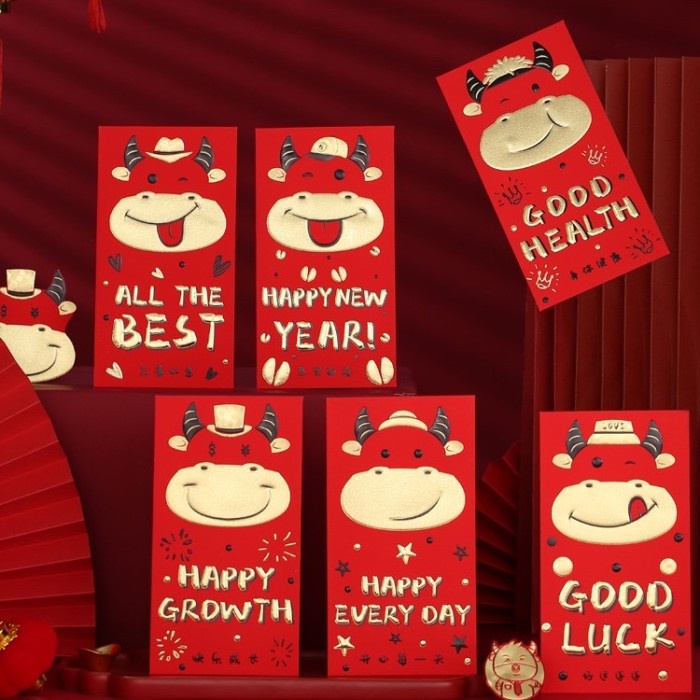 

MENYURAT-SURAT- GROSIR ANGPAO PANJANG IMLEK FU SINCIA 2021 KERBAU SAPI KODE T-20 - PJG T-20 SAPI