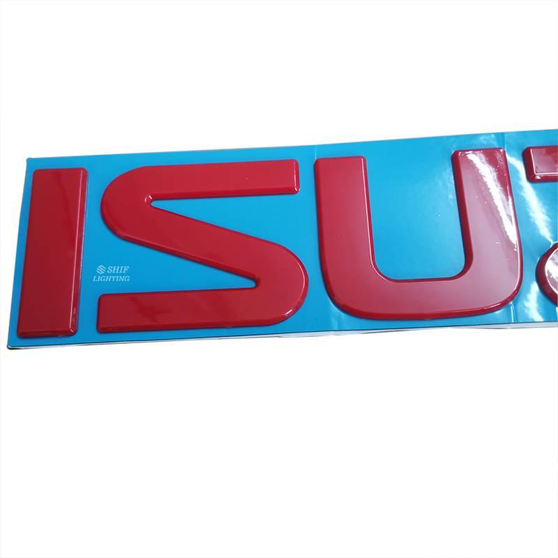 1pc Stiker Emblem Logo Isuzu Bahan Abs Untuk Bagasi Depan Mobil Isuzu