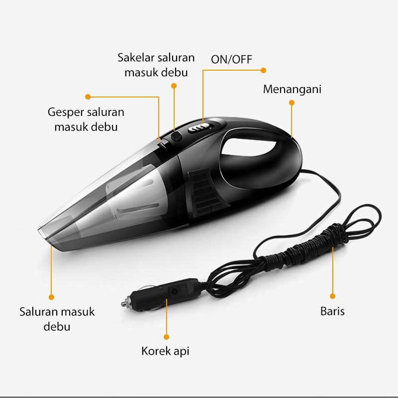 ♥Ready Stock♥Penyedot debu/Vacuum Cleaner Wireless mobil mini penyedot debu multifungsi praktis