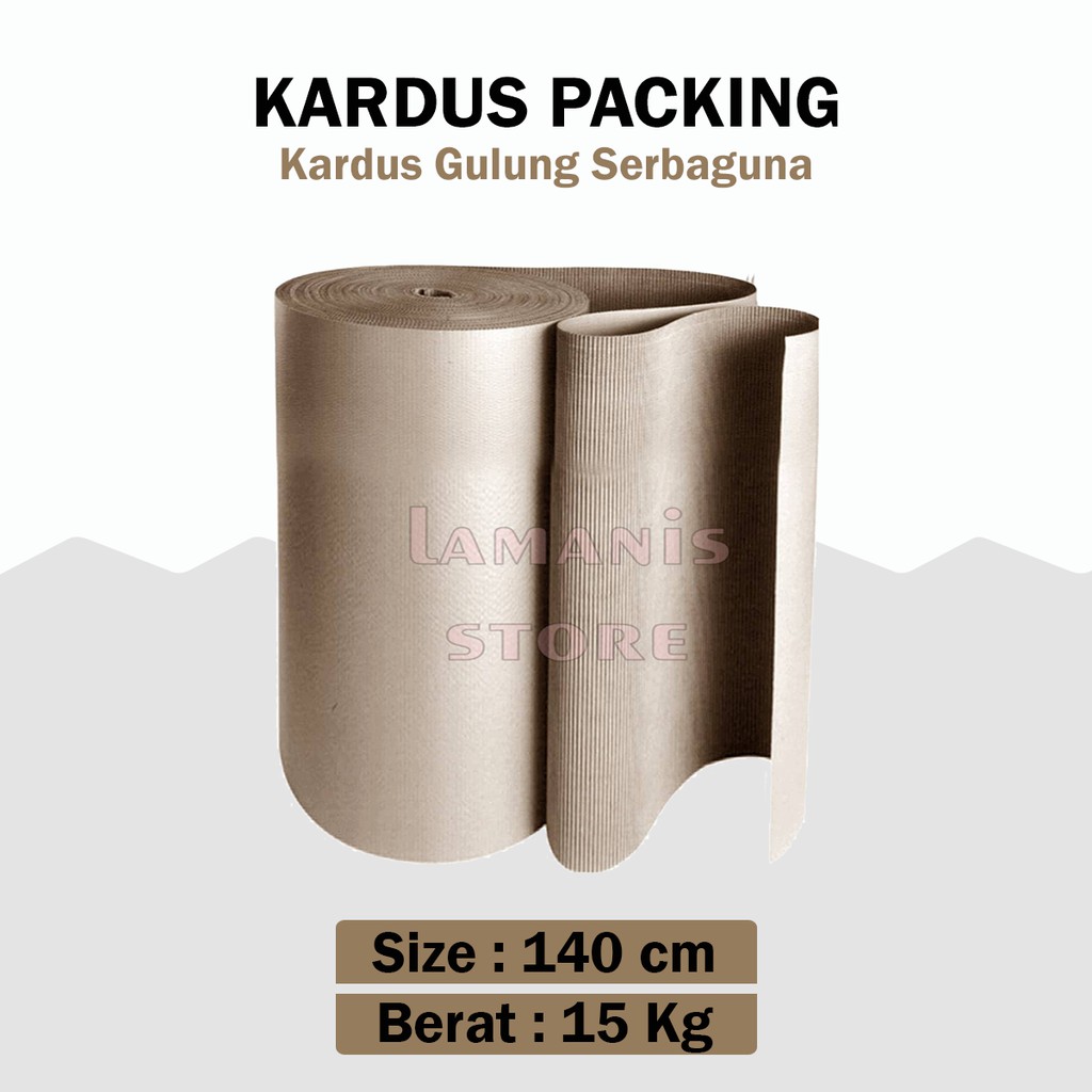 

Single Face Roll 140 cm Kardus Lembaran Gulungan Corrugated Karton