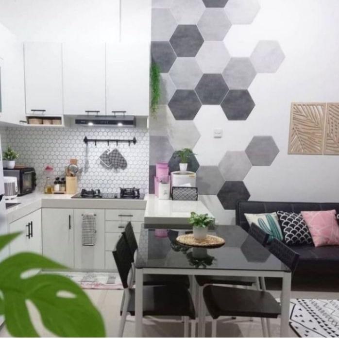 ✱Terkini!! Roman Keramik Hexagonal dTravessa Segienam | Lantai Dinding Kamar Mandi Segienam Hexagonal Industrial | Keramik Lantai Segienam | Keramik Lantai Hexagonal | Keramik Kamar Mandi | Keramik Dapur | Keramik Roman Promo Murah | Keramik Estetik | Rom