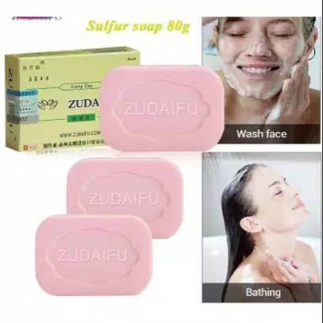 Sabun Zudaifu anti exsim psoriasis jerawat ruam jamur kudis kurap