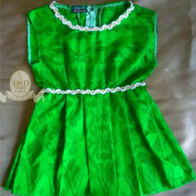 Dress anak perempuan/dress endek bali/dress batik anak/dress anak