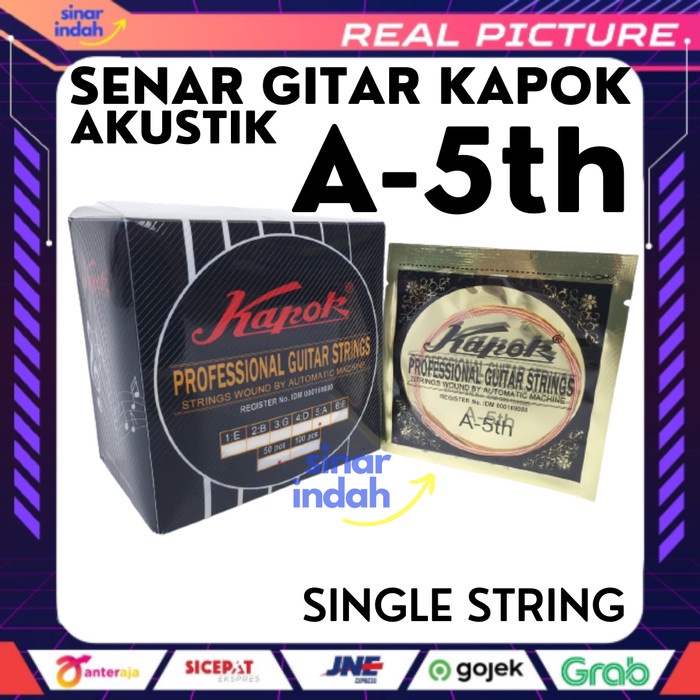 Single String Senar Gitar Kapok Akustik Satuan No 5 Nada A Original
